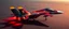Placeholder: A JET FIGHTER DESIGNED BY HOTWHEELS, PRIMARY COLORS, VIVID, VRAY