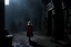 Placeholder: Still frame from the live-action "Hellsing" movie based on the anime of the same name. The scene is of a young Allegra escaping her uncle in the dungeon below the manor.