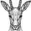 Placeholder: Antelope, front view, mandala, minimal lines, cartoon, white back ground color, real style, realistic, minimalistic, minimal black line art, line art, crisp line art, unique coloring sheet, outlined, outline, crisp, crisp line edges, illustration, thin lines, crisp clear lines, line art, clean line art, unique, 8k, amazing, masterpiece, no colors, no dark color, no black color, avoid thick black, minimalistic line edges, pure white back ground, image character full fit to page,