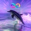 Placeholder: infinity symbol ∞ with vibrant powerful dolphin jumping out of the sea, striking, neon, chiaroscuro, dramatic, captivating, powerful, fantasy, beautiful, octane render, 16k post-production, artstation: award-winning: atmospheric: commanding: fantastical: clarity: ultra quality: striking: brilliance: stunning colors: amazing depth; lens: f/11, 35mm