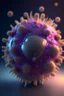 Placeholder: Photoreal Gorgeous VIRUS cell, octane render, 8k, high detail, smooth render, unreal engine 5, cinema 4d, HDR, dust effect, vivid colors