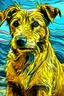 Placeholder: Drawing a dog in the style of Van Gogh