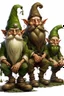 Placeholder: Gnom, braune lange wilde Haare, große, auffällig dicker Nase, grüne Augen,Teenager, Druide, Haut wie Baumrinde, Zeichen im Gesicht, Mann
