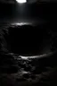 Placeholder: hole on the ground of a dark room