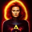 Placeholder: Ultra detailed fullbody Portrait in oil on canvas of Dark Phoenix ,extremely detailed digital painting, extremely detailed face,crystal clear Big Glowing eyes, mystical colors ,perfectly centered image, perfect composition, rim light, beautiful lighting, 8k, stunning scene, raytracing, anatomically correct, in the style of robert e howard and Ken Kelley and Ohrai Noriyoshi and Simon Bisley and tomzj1