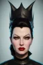 Placeholder: Lana Turner as evil queen in black leather, leather, busty, cleavage, angry, stern look. character design by cory loftis, fenghua zhong, ryohei hase, ismail inceoglu and ruan jia. unreal engine 5, artistic lighting, highly detailed, photorealistic, fantasy