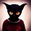 Placeholder: Creepy photo, 'stranger things' cat, bat