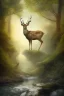 Placeholder: Beautiful deer drink in the river forest in the 12PM in the afternoon ín 24K Resolutions, ultra HD, Professional PHOTOGRAPHY, cinematic