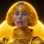 Placeholder: beautiful cosmic golden woman, long hair, nice smiling, magic glamour make up, delicate colors, beautiful glamour galactic golden dress, ultra sharp focus, 8k, unreal engine 5, extremely sharp detail, light effect, soft light atmosphere of a spaceship, smooth, full of details, face in front, complete vision of body