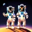 Placeholder: Kanga and Roo as astronauts