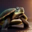 Placeholder: Warrior Turtle deep water lights night, unreal 5, octane render, cinema4d, redshift render, hyper realistic, cenematic, vibrancy, synthwave, retouch, centered, dynamic lighting, dramatic lighting, 4k, highly detailed, attractive beautiful, realistic, virtual reality, epic composition, holographic,