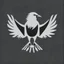 Placeholder: black and white minimal europe german modern symbol bird poland emblem egale soviet