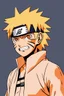 Placeholder: portrait of Naruto Uzumaki after a battle