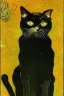 Placeholder: Portrait of a cat by Van Gogh