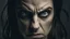 Placeholder: Evil staring woman