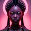 Placeholder: Black Woman, samurai, cyberpunk, neon, highly detailed, art stations, concept art, smooth, unreal engine 5, god rays, ray tracing, RTX, nanite polygons, lumen lighting, ultra detail, volumetric lighting, 3d, finely drawn, high definition, high resolution, gradient background