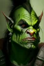 Placeholder: A comic portrait of an orc
