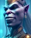 Placeholder: A portrait of a crystalised Female Orc, atmospheric, realistic, unreal engine, cinematic lighting, octane render.