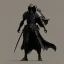 Placeholder: franz frazetta style, The Death Dealer, nazgul, dread, black knight