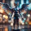 Placeholder: t-pose bad landlord angel nephilim made from tinted murano glass ,bokeh like f/0.8, tilt-shift lens 8k, high detail, smooth render, down-light, unreal engine,bokeh like f/0.8, tilt-shift lens 8k, high detail, smooth render, down-light, unreal engine