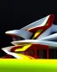 Placeholder: Arte de tinta casa estilo Zaha Hadid color rojo amarillo y blanco 8k