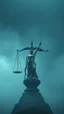 Placeholder: The scale of justice , fusion with scientifically details , 8k , high quality , cinematic , out of this world, pro photography, all gray and foggy dark environments