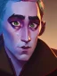 Placeholder: Portrait of a 30 year old strange gay warlock like Jake Gyllenhaal