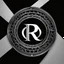 Placeholder: logo with the letter R end N, black and white