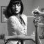 Placeholder: only one character, mia wallace, Pulp Fiction movie, scene.