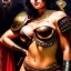 Placeholder: portrait ' Sexy Extra busty Power Girl naked ',ancient metal armor and Helmet ,painting by gaston bussiere, greg rutkowski, yoji shinkawa, yoshitaka amano, tsutomu nihei, donato giancola, tim hildebrandt, oil on canvas, cinematic composition, extreme detail,fit full head inside picture,16k