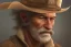 Placeholder: old RUGED cowboy face hat