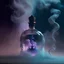 Placeholder: generate me an aesthetic photo of perfumes for Magical Misting: Create a magical ambiance by incorporating mist or smoke around the perfume bottle.