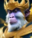 Placeholder: A portrait of a crystalised monkey king, atmospheric, realistic, unreal engine, cinematic lighting, octane render.