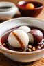 Placeholder: rice ball filled with red bean paste in ginger sugar water