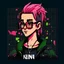 Placeholder: 2-d pixel crypto punk named kenn
