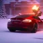 Placeholder: Santa claus driving his red Tesla convertible car, character design by cory loftis, fenghua zhong, ryohei hase, ismail inceoglu and ruan jia. unreal engine 5, artistic lighting, highly detailed, photorealistic, fantasy