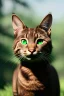 Placeholder: Clear focus,High resolution,High quality,druid, Blonde long hair, green eyes, cat ears, Realistic, intricate details, insanely detailed, forest background