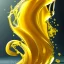 Placeholder: glass of liquid, face, book cover, long yellow shiny hair