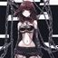 Placeholder: dark anime girl with a chains