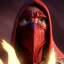 Placeholder: warrior in the blood walking into the flame, cinematic, HDR, highly detailed, mask cover whole face and hood, scull mask, ProPhoto RGB, Half rear Lighting, nsane details, intricate details, 32k, Super-Resolution, DOF, Color Grading, Depth of Field, ghost, messenger of death, non photorealistic rendering