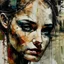 Placeholder: woman. Contemporary art