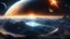 Placeholder: A mesmerizing close-up of a planet surrounded by a stunning array of other planets, all captivatingly captured by Jessica Rossier. This trending, microscopic space art photo showcases floating planets and moons against a dark background, highlighting the ethereal beauty of space.