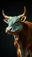 Placeholder: A Lizard head with cow body