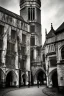 Placeholder: Creepy Old photo of Southampton bargate and eerie cat