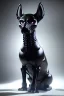 Placeholder: phantom black alien hound, ultra realistic, intricate details, ultra highly detailed, shiny, smooth, studio quality, octane render, Surrealism, Triadic colour scheme, ambient lighting,nightclub lighting, polaroid, 100mm, --ar 1:1 --v4