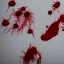 Placeholder: bloody murder scene, white background