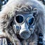 Placeholder: Yeti in an elastomeric respirator, Kananaskis Country