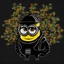 Placeholder: minion in 8bit style with blackbackground