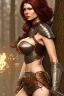 Placeholder: milf, dark red hair, sexy knight armor, full body, forest, 8k resolution, high-quality, fine-detail, intricate, fantasy art, detailed matte, volumetric lighting, illustration, 3D