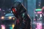 Placeholder: Miles morales in 8k nier automata drawing style, cyberpunk suit them, cinematic mood, neon effect, close picture, rain, highly detailed, high details, detailed portrait, masterpiece,ultra detailed, ultra quality